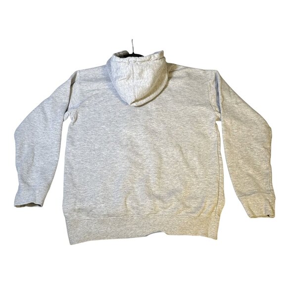 Indep.‎ Trading Co "Public" Gray Hoodie Embroidered Design Kangaroo Pocket Med - Picture 2 of 11